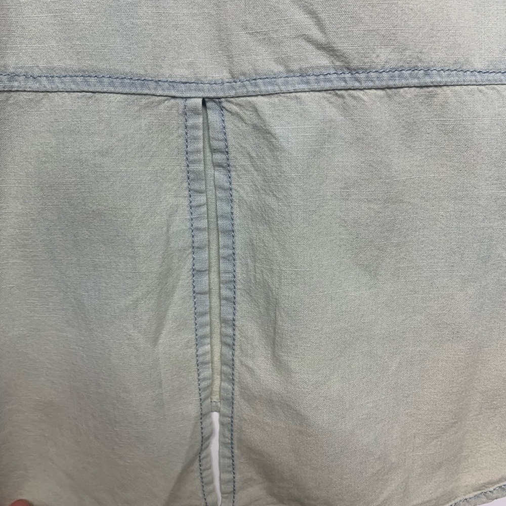 Nwt Chico’s Denim Split Back 100% Cotton Large/12… - image 5